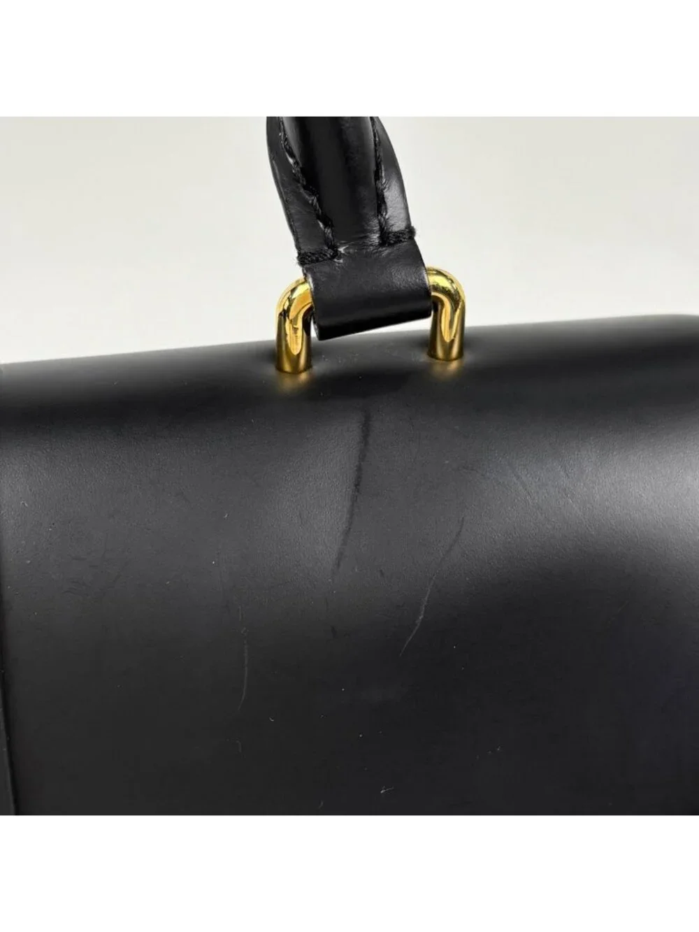 Louis Vuitton One Handle Flap Bag MM Handbag 2-Way Monogram Brown Noir